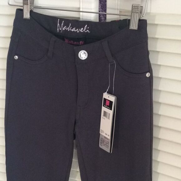 NWT Makaveli Cotton And Sparkle Stretch Pants M. - Picture 4 of 15